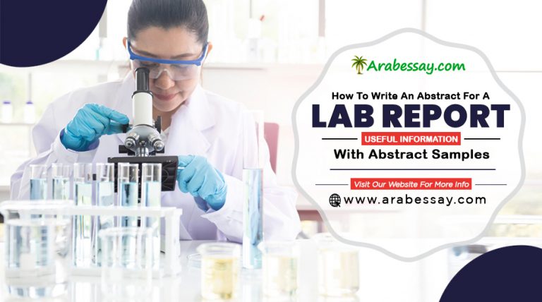 How To Write An Abstract For A Lab Report Useful Information With 